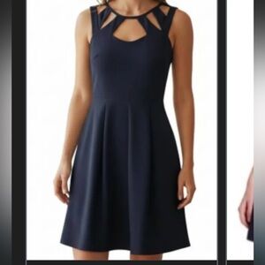 Betsey Johnson Cut Out Fit & Flare Dress Size 14